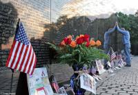 Memorial Day at the Vietnam Veterans Memorial.