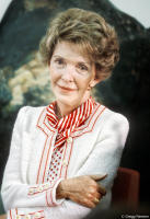 First lady Nancy Reagan during a visit to Canby, Oregon.