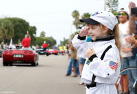 A young salute for astronaut heroes to celebrate 50 years since the first Apollo moon landing.