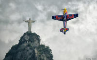 Life imitating art during the Air Race World Series in Rio.