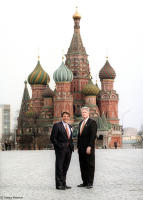 With Chief of Staff Panetta at Red Square.